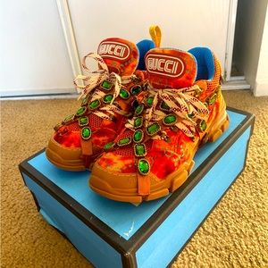 COPY - COPY - Gucci velvet Flashtrek sneakers